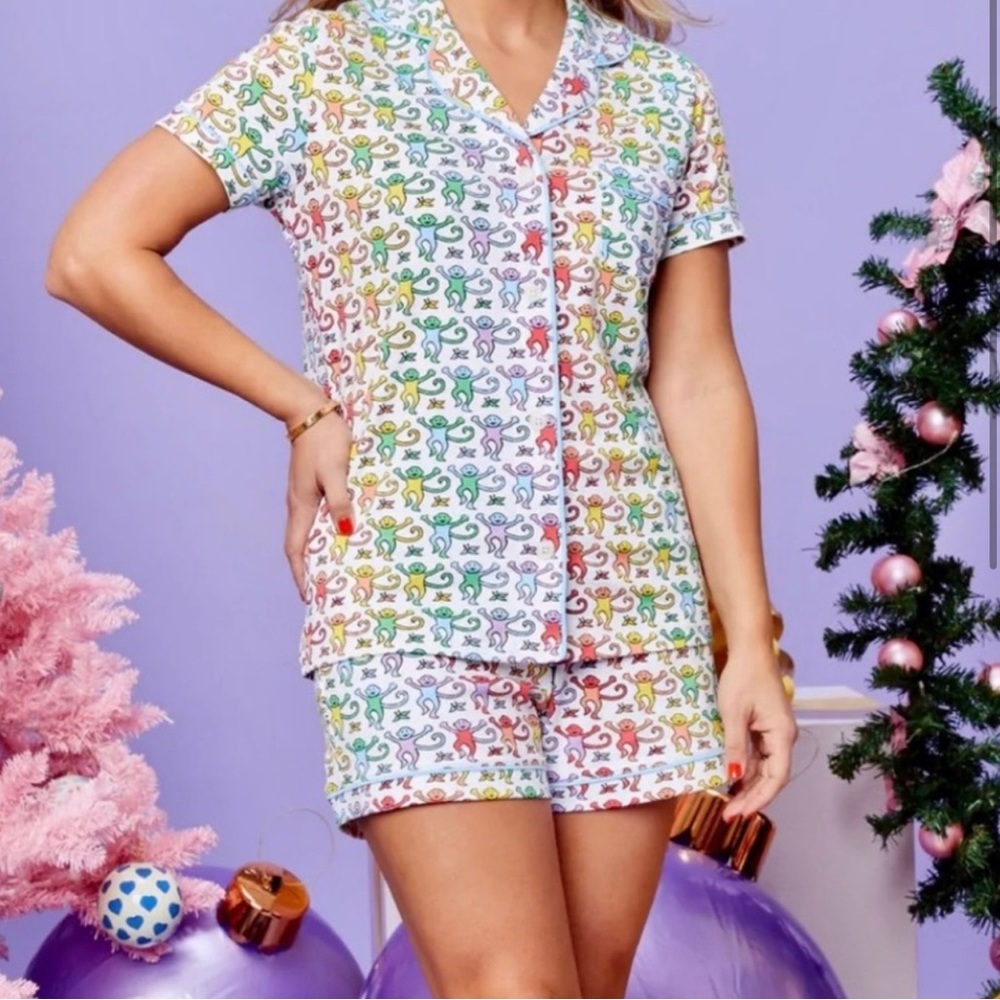 Roller rabbit disco monkey polo pajamas